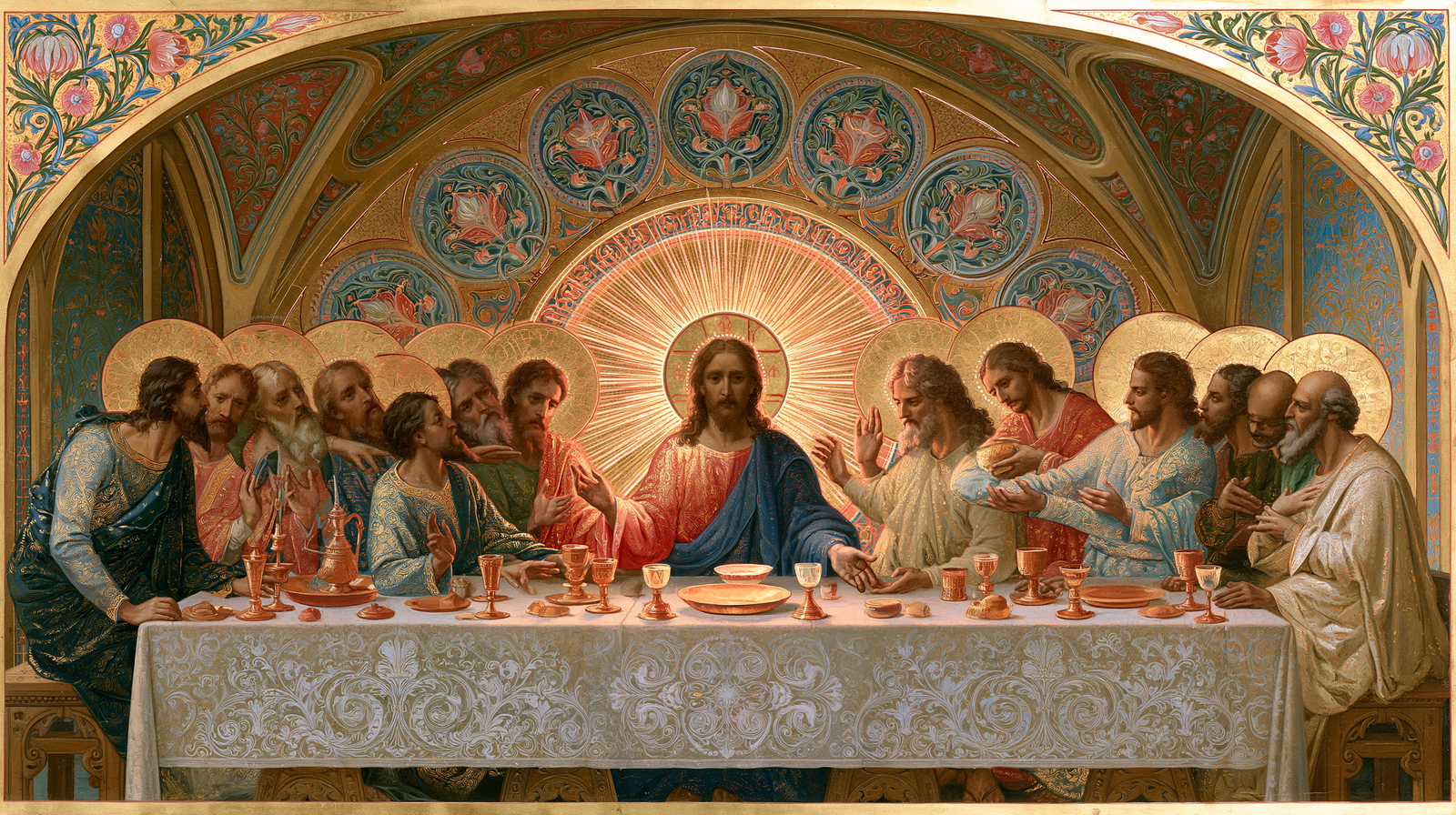 Christian work landscape - The Last Supper - Alpha Christian Art