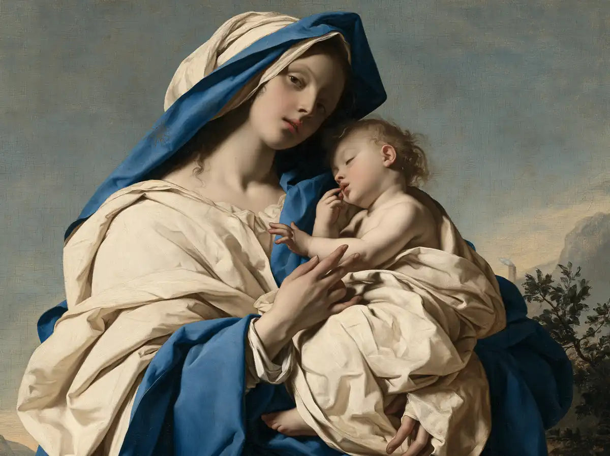 Virgin Mary and Child Jesus - Florentine Renaissance - Christian artwork collection
