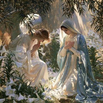 The Annunciation - The Annunciation in the Garden · Square n° 2