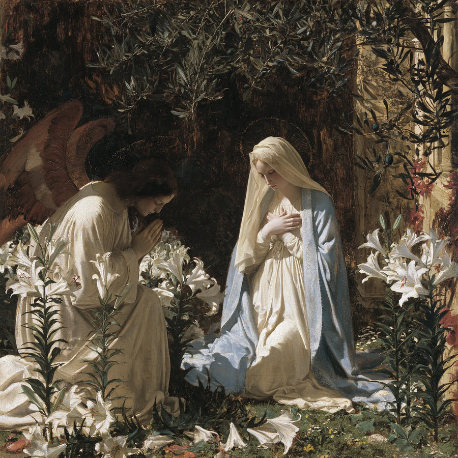 The Annunciation - The Annunciation in the Garden · Square n° 3