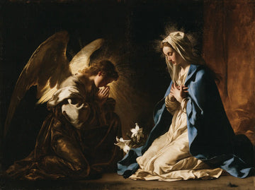 The Annunciation - Black and Gold · Landscape n° 1