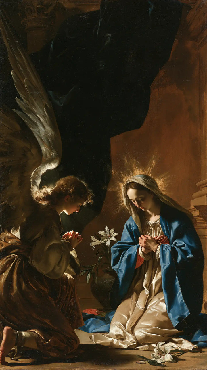 The Annunciation - Black and Gold · Portrait n° 1