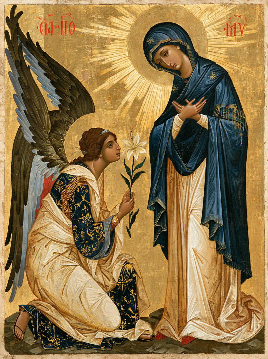 The Annunciation - Contemporary Byzantine · Portrait n° 14