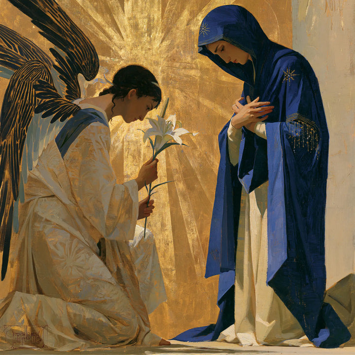 The Annunciation - Contemporary Byzantine · Square n° 2