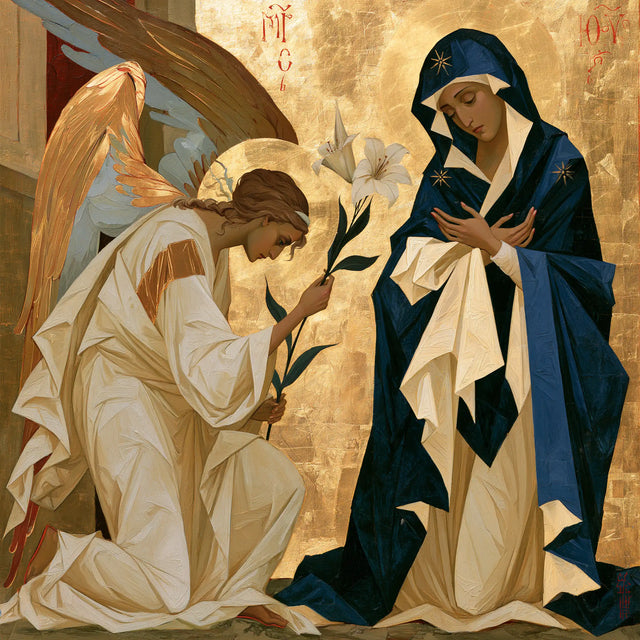 The Annunciation - Contemporary Byzantine · Square n° 5