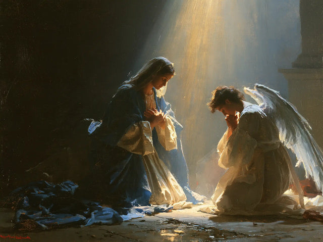 The Annunciation - Divine Light Descending upon Mary · Landscape n° 9