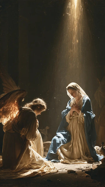 The Annunciation - Divine Light Descending upon Mary · Portrait n° 1