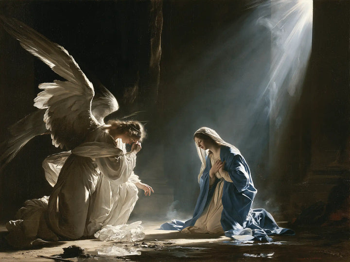 The Annunciation - Gabriel in Radiant Light · Landscape n° 2