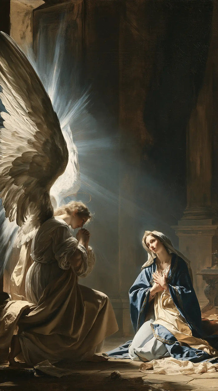 The Annunciation - Gabriel in Radiant Light · Portrait n° 2