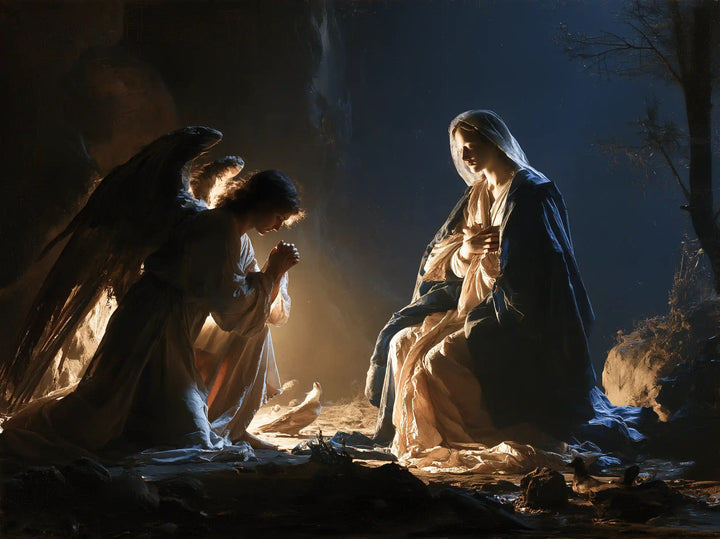 The Annunciation - Midnight Blue Chiaroscuro · Landscape n° 6
