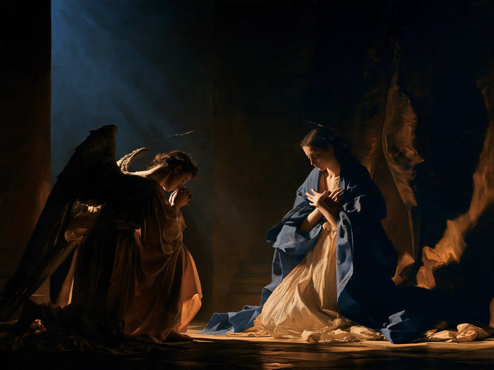 The Annunciation - Midnight Blue Chiaroscuro · Landscape n° 10