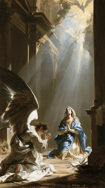 The Annunciation - Sacred Monumental View · Portrait n° 5