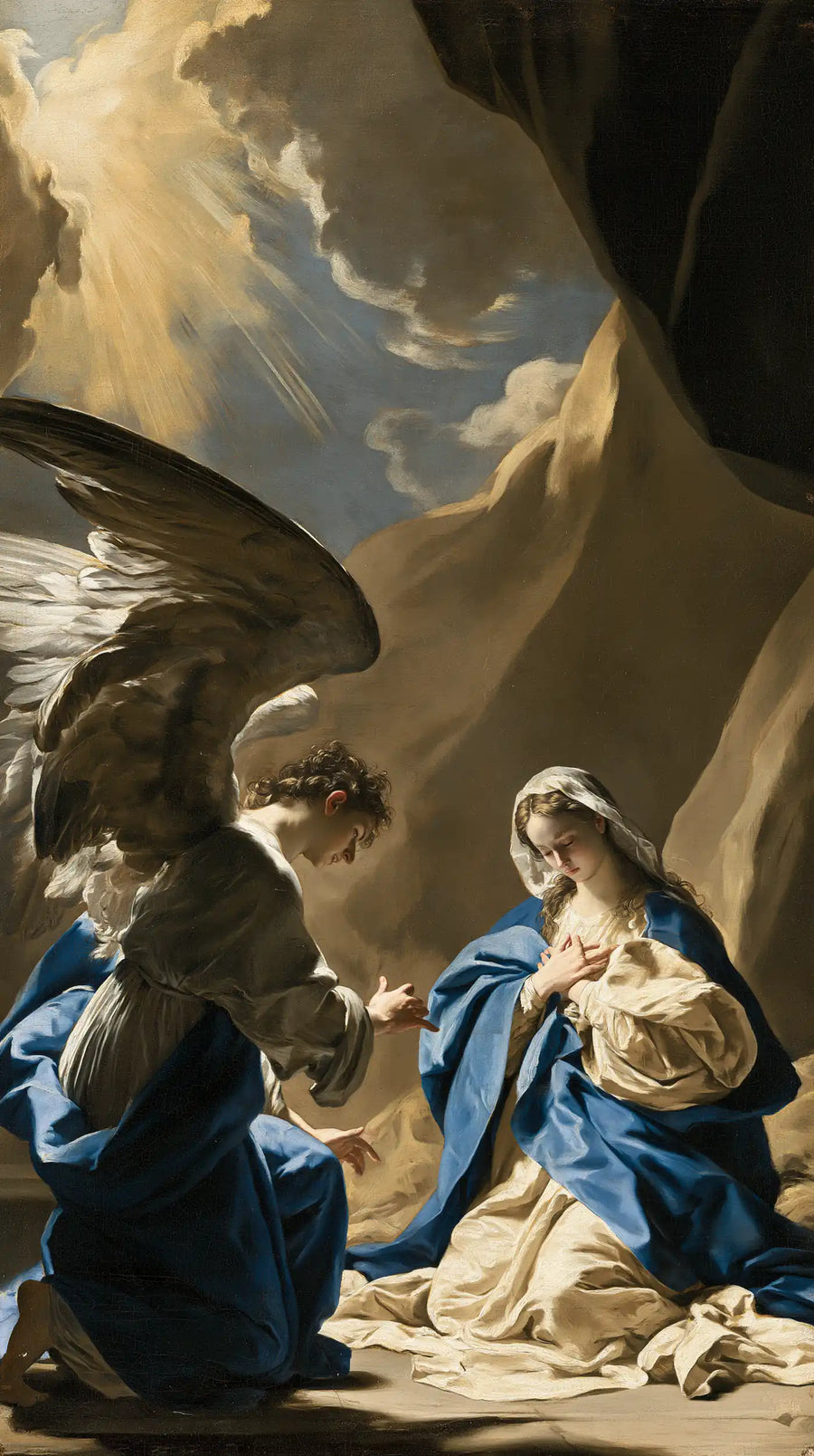 The Annunciation - Theatrical Baroque · Portrait n° 2