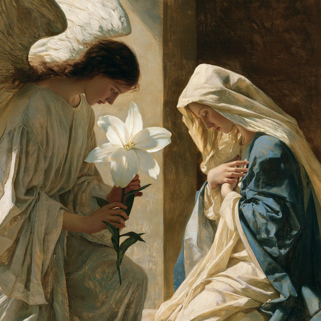 The Annunciation - The White Lily as Symbol · Square n° 4