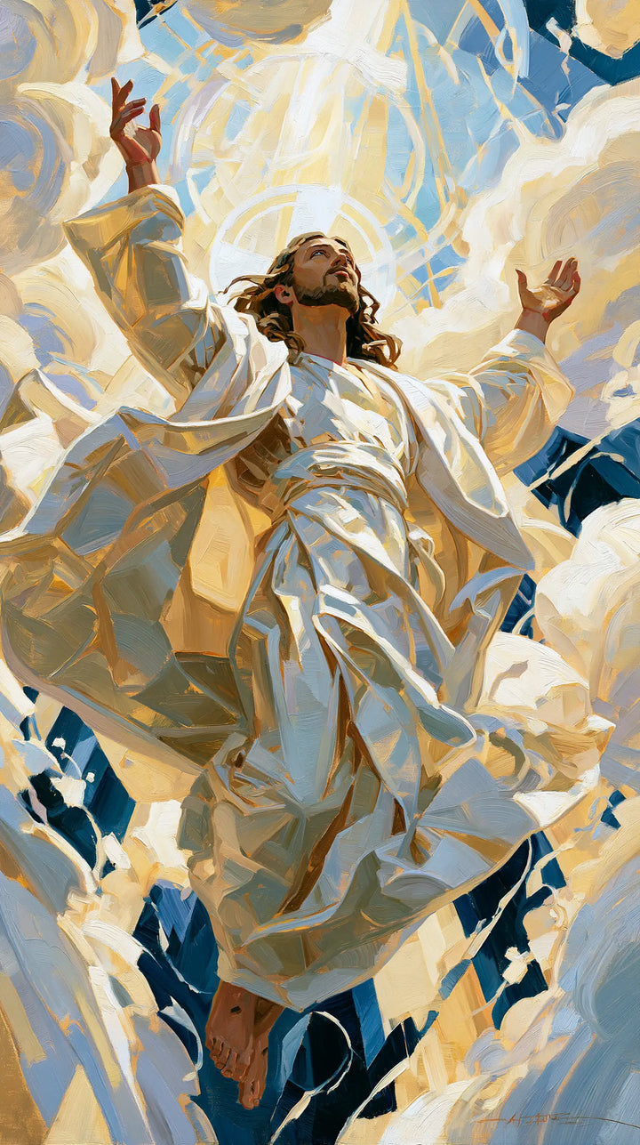 The Ascension of Jesus Christ - Expressionist · Portrait n° 1