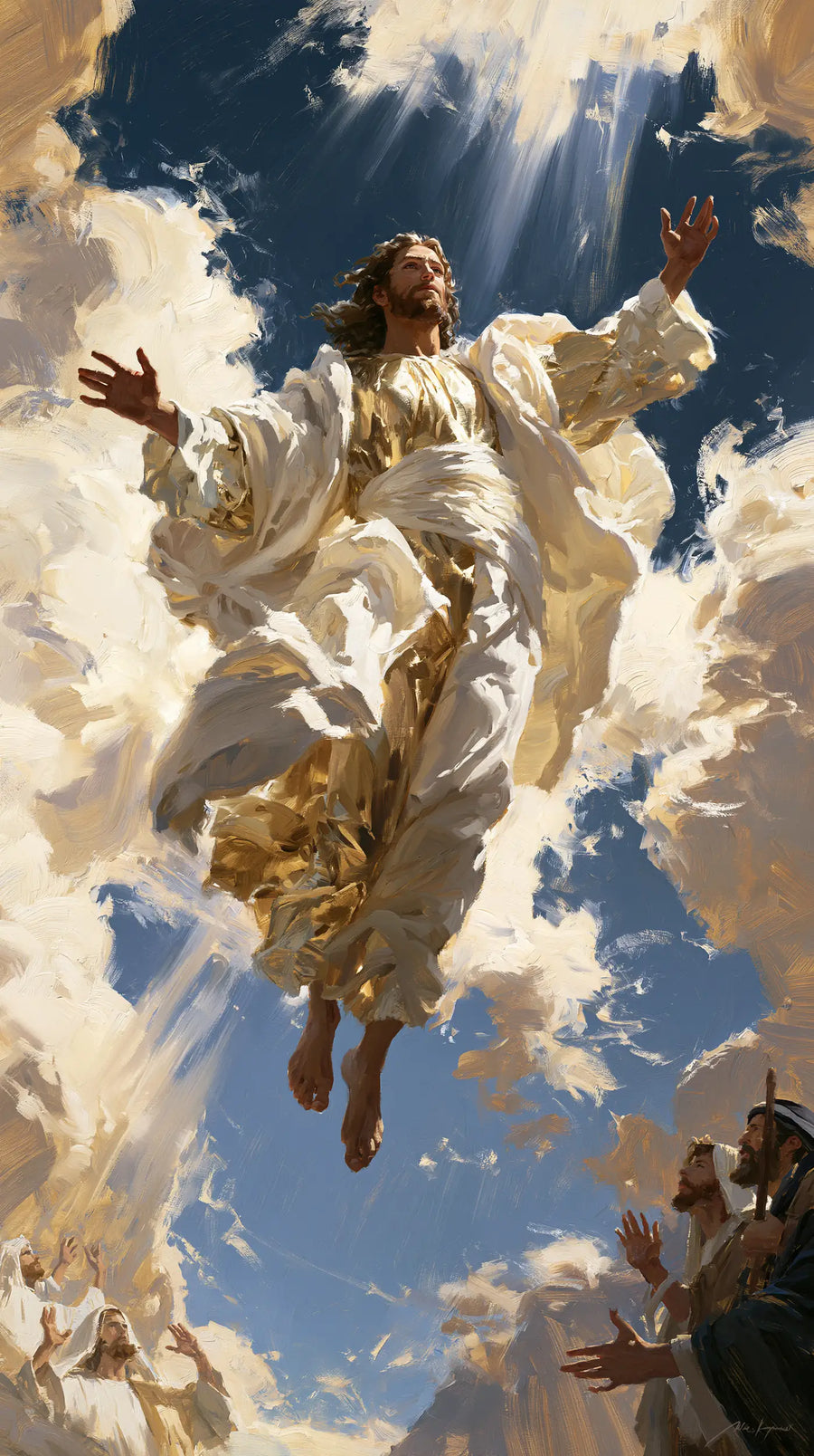 The Ascension of Jesus Christ - Expressionist · Portrait n° 2
