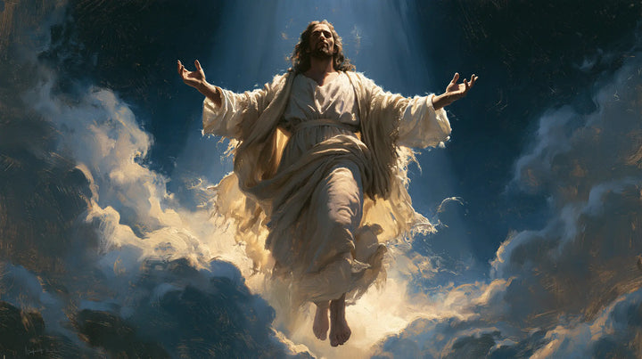 The Ascension of Jesus Christ - Midnight Blue Chiaroscuro · Landscape n° 8