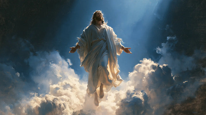 The Ascension of Jesus Christ - Midnight Blue Chiaroscuro · Landscape n° 14