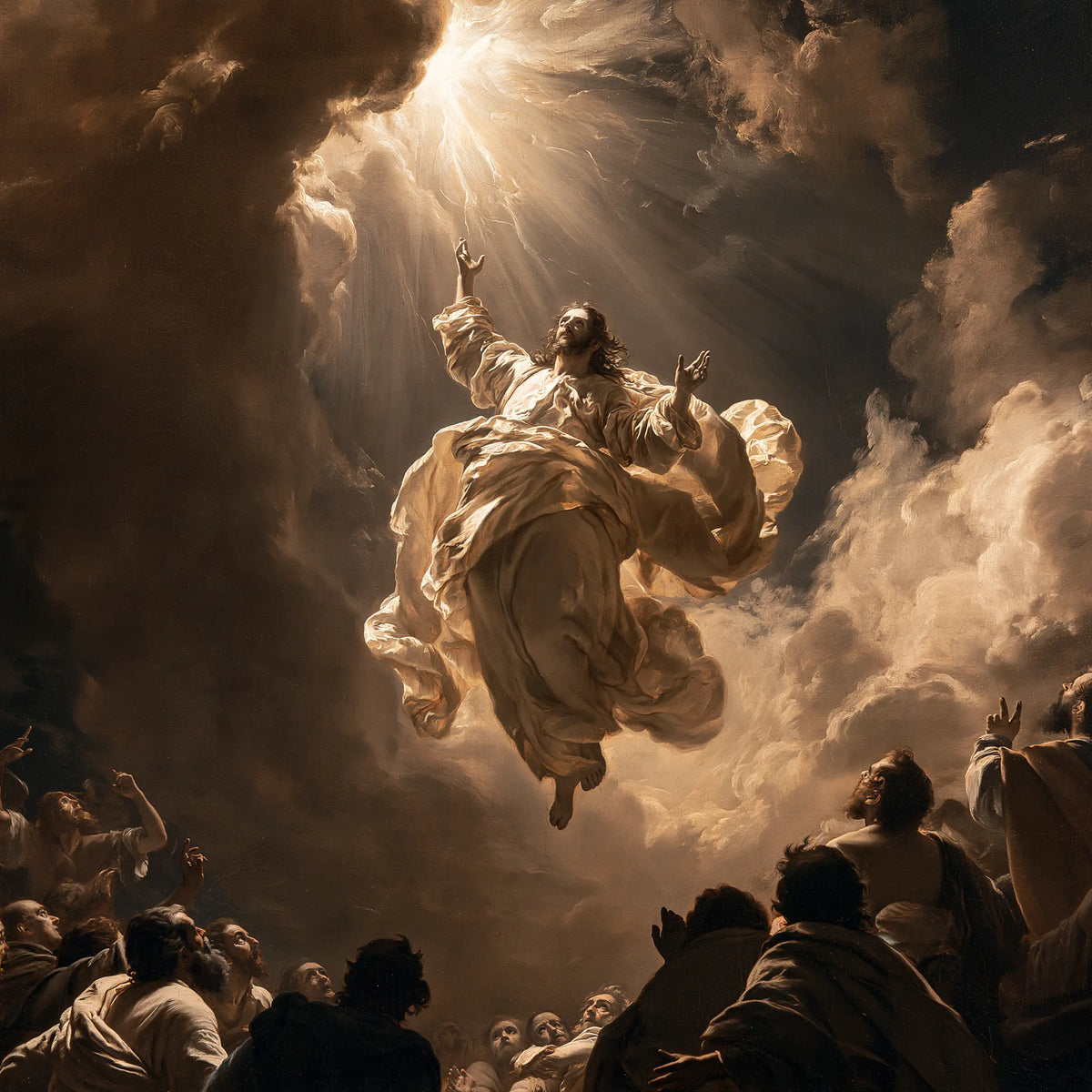 The Ascension of Jesus Christ - Theatrical Baroque · Square n° 4