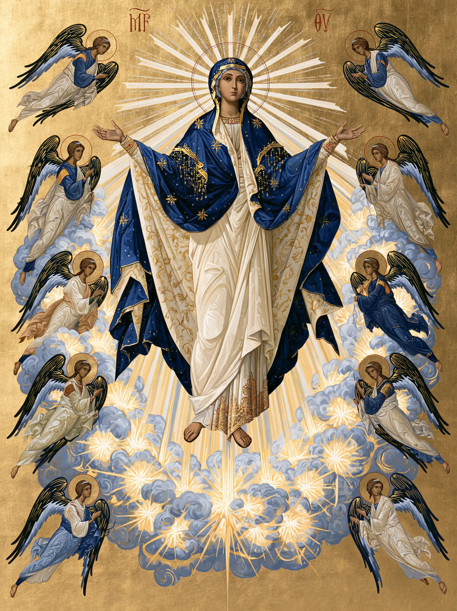 The Assumption of Mary - Contemporary Byzantine · Portrait n° 11