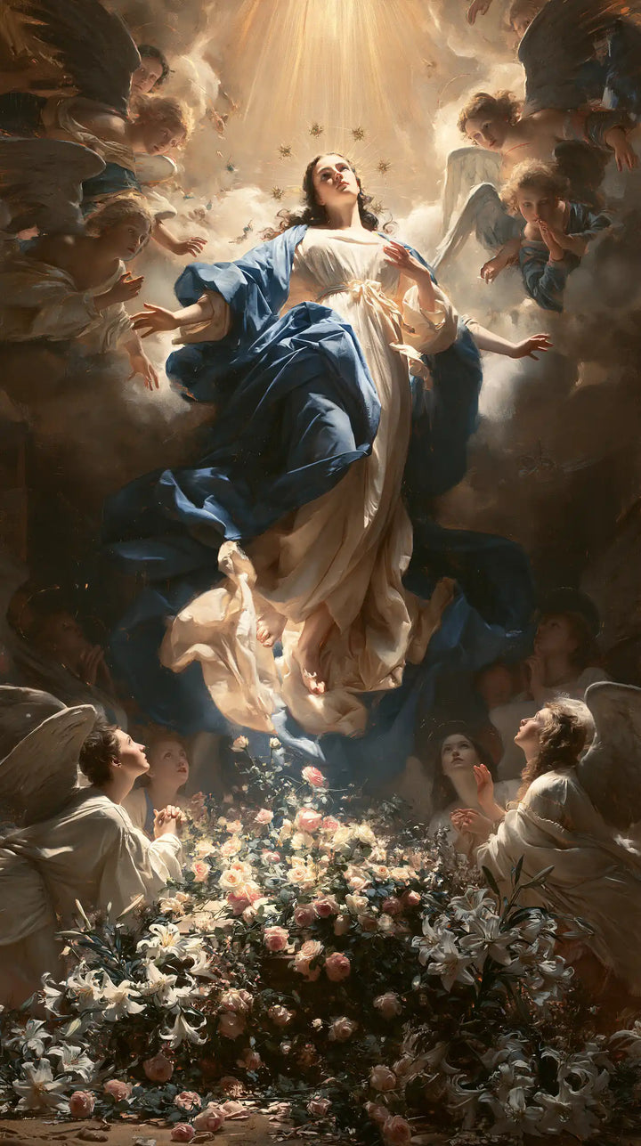 The Assumption of Mary - Assumption with a Flower-Filled Tomb · Portrait n° 2