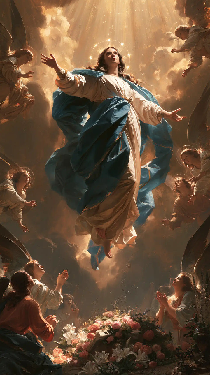 The Assumption of Mary - Assumption with a Flower-Filled Tomb · Portrait n° 4