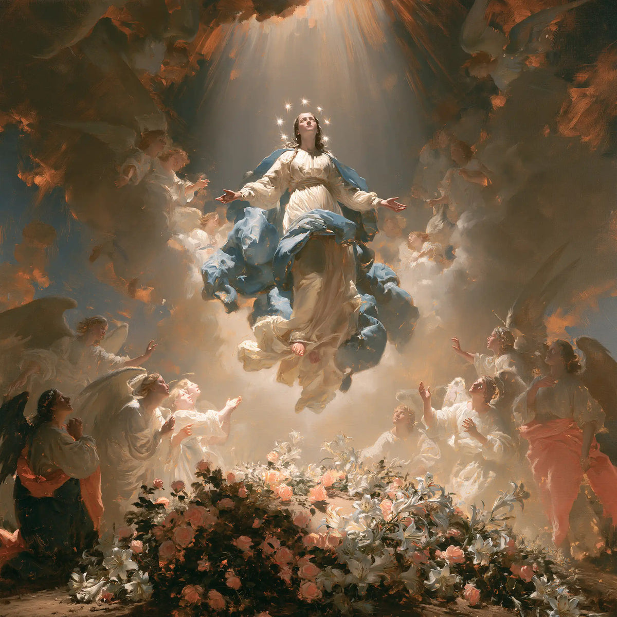 The Assumption of Mary — The Star Above the Pale Garden