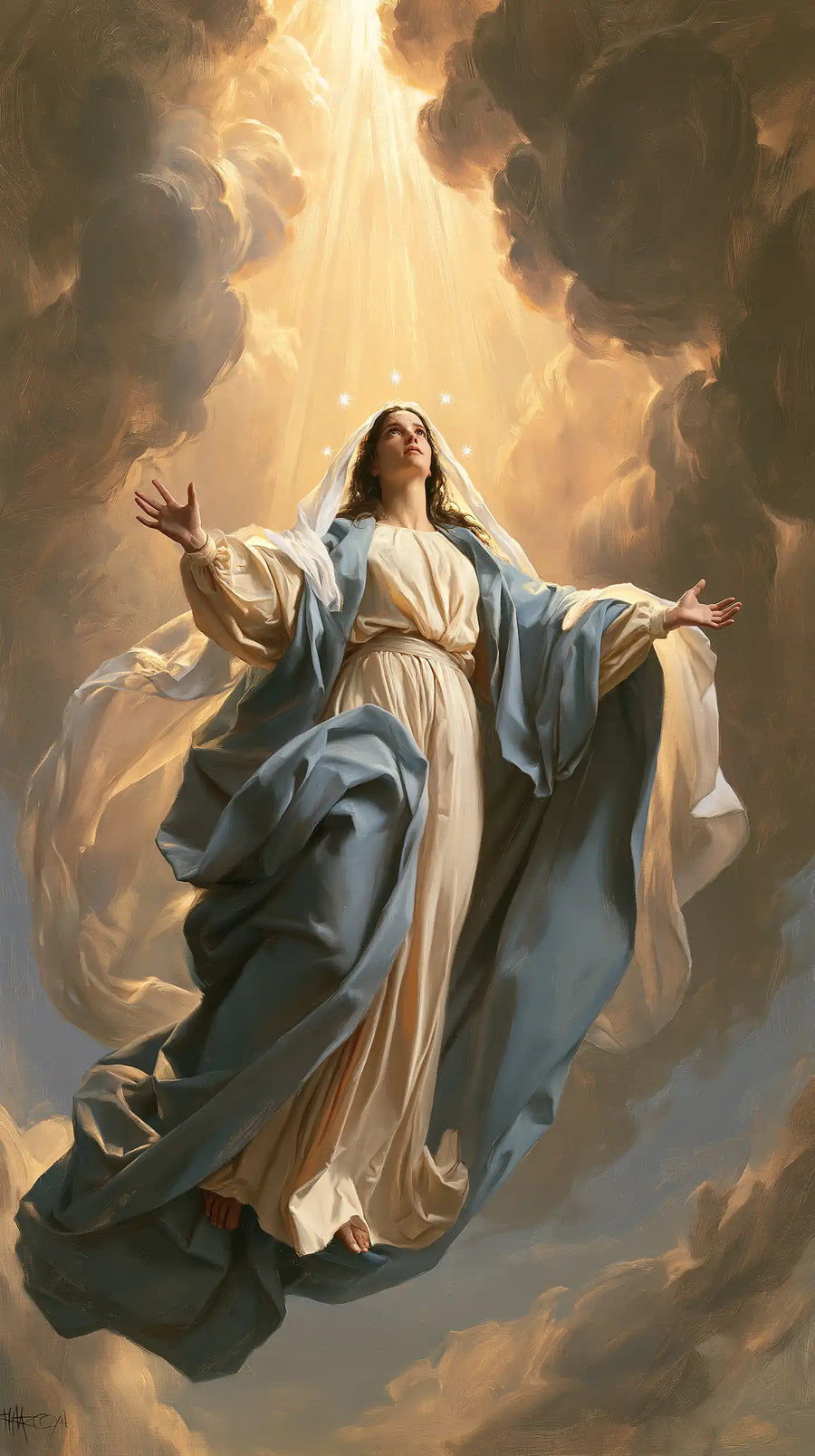 The Assumption of Mary - The Open Heaven · Portrait n° 1