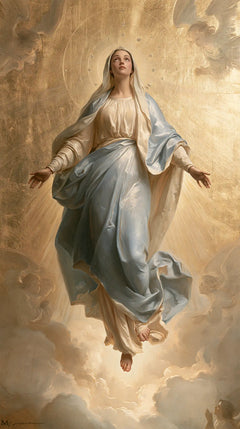 The Assumption of Mary — The Gentleness of Pale Gold