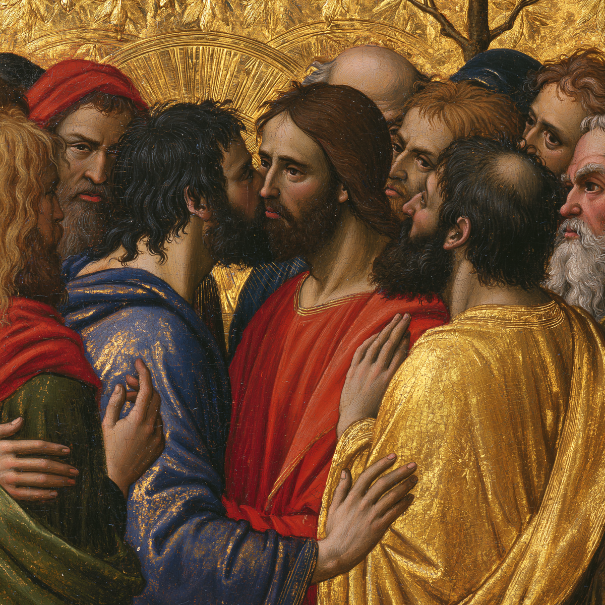 The Betrayal of Judas - Sacred golden · Square n° 1 — aperçu de la finition sélectionnée