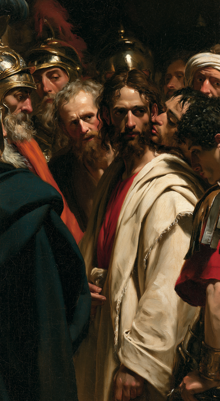 The Betrayal of Judas — The White Shoulder Amid the Witnesses
