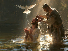 The Baptism of Jesus – Impressionist · Kneeling in the Jordan · Landscape no. 2