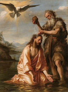 The Baptism of Jesus – Florentine Renaissance · Kneeling in the Jordan · Portrait no. 3