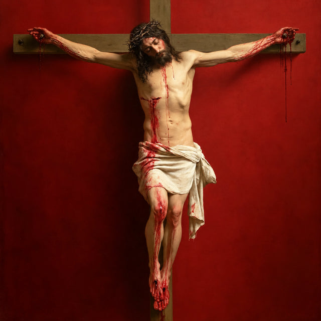 The Crucifixion – Christ Against the Crimson Field