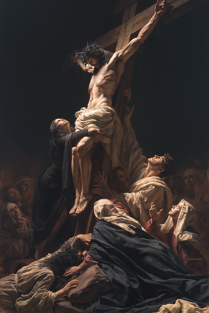 The Crucifixion - Explosion of movement · Portrait n° 13