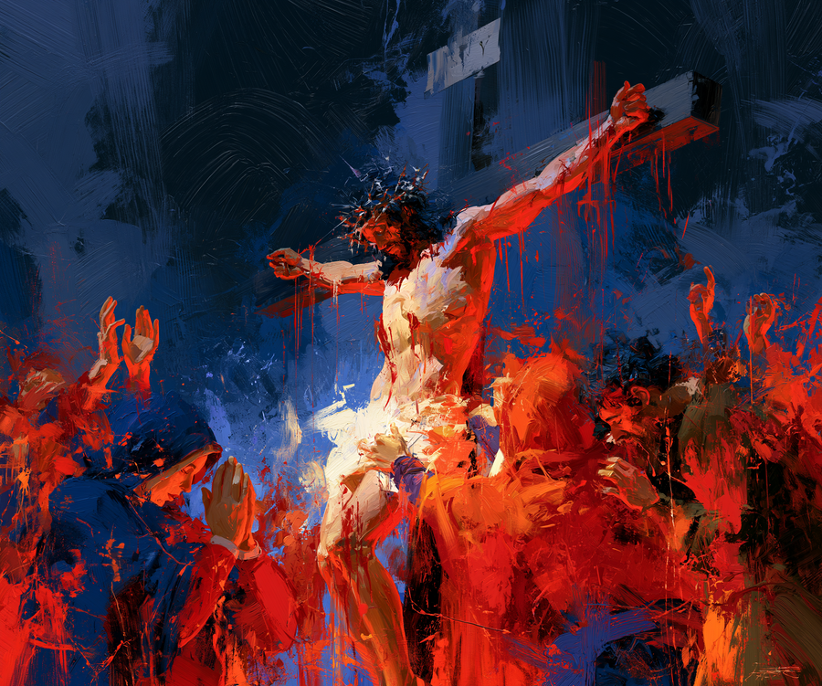 The Crucifixion - Expressionist · Landscape n° 6