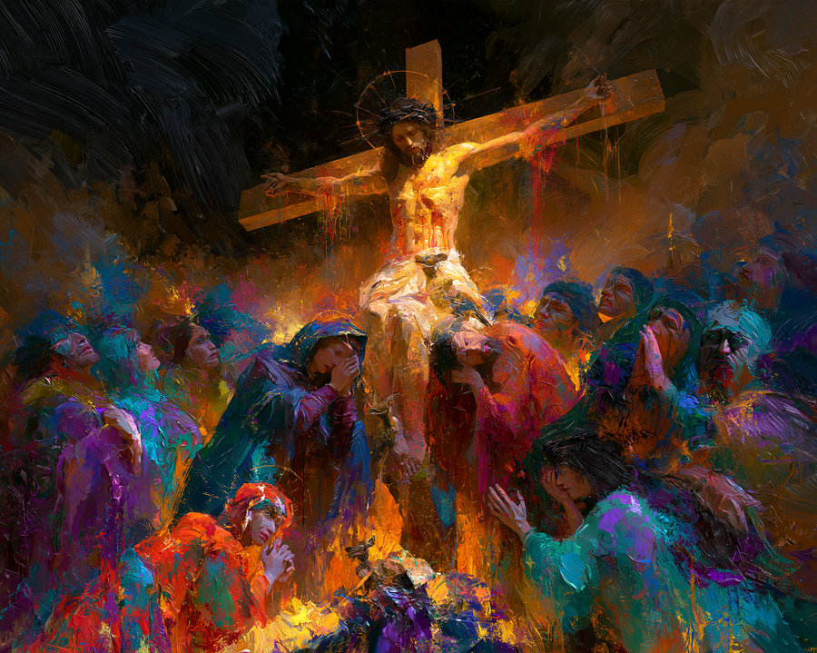 The Crucifixion - Expressionist · Landscape n° 9