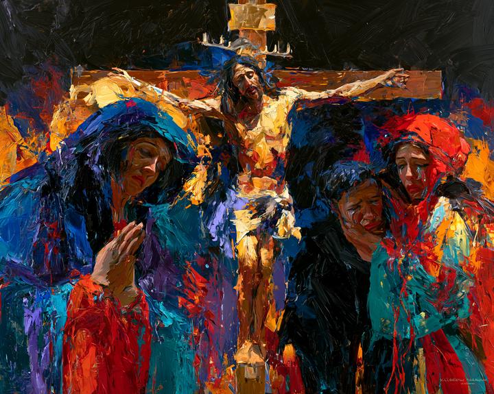 The Crucifixion — Tears in Vivid Colours