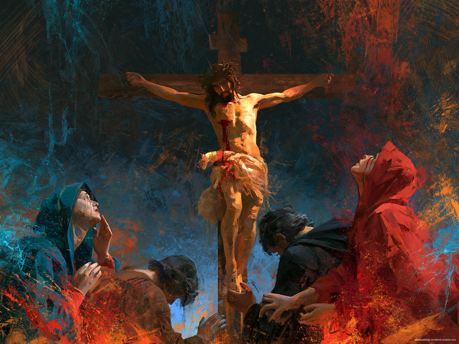 The Crucifixion - Expressionist · Landscape n° 15