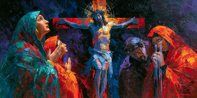 The Crucifixion - Expressionist · Landscape n° 24