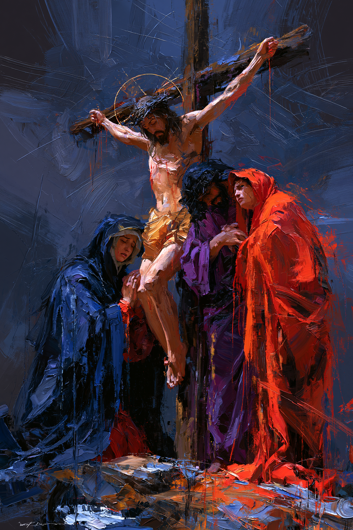 The Crucifixion - Expressionist · Portrait n° 13