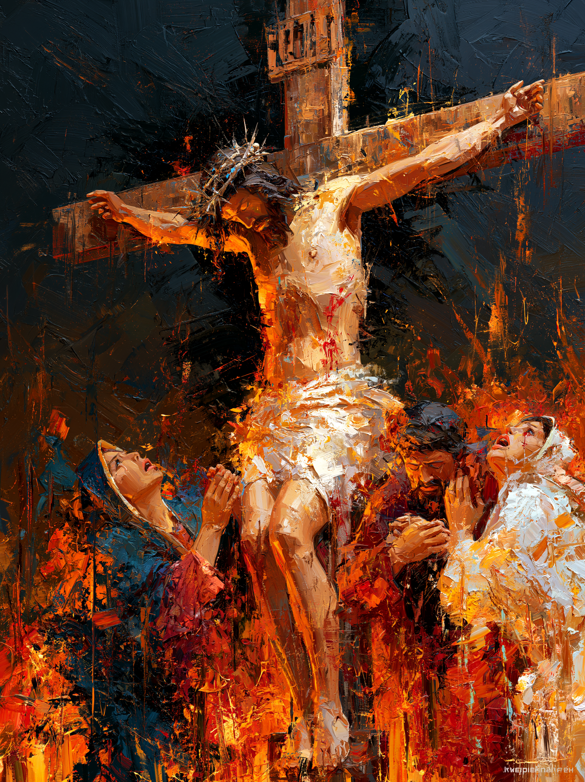 Ukrzyżowanie - ekspresjonista · Portret nr 19