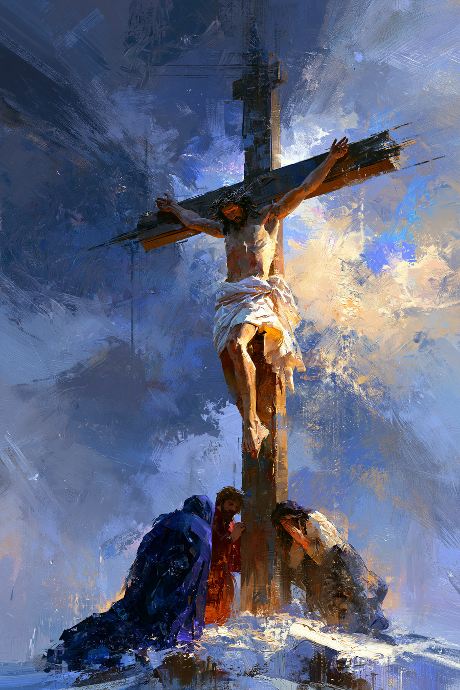 The Crucifixion - Sacred monumental view · Portrait n° 5