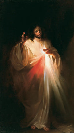 Divine Mercy Jesus — The Luminous Presence at the Edge of Darkness