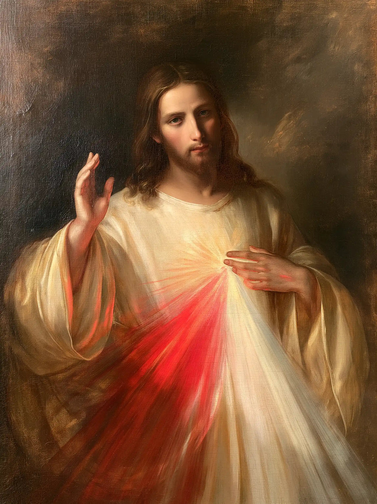 Divine Mercy Jesus — The Tenderness of the Inclined Gaze