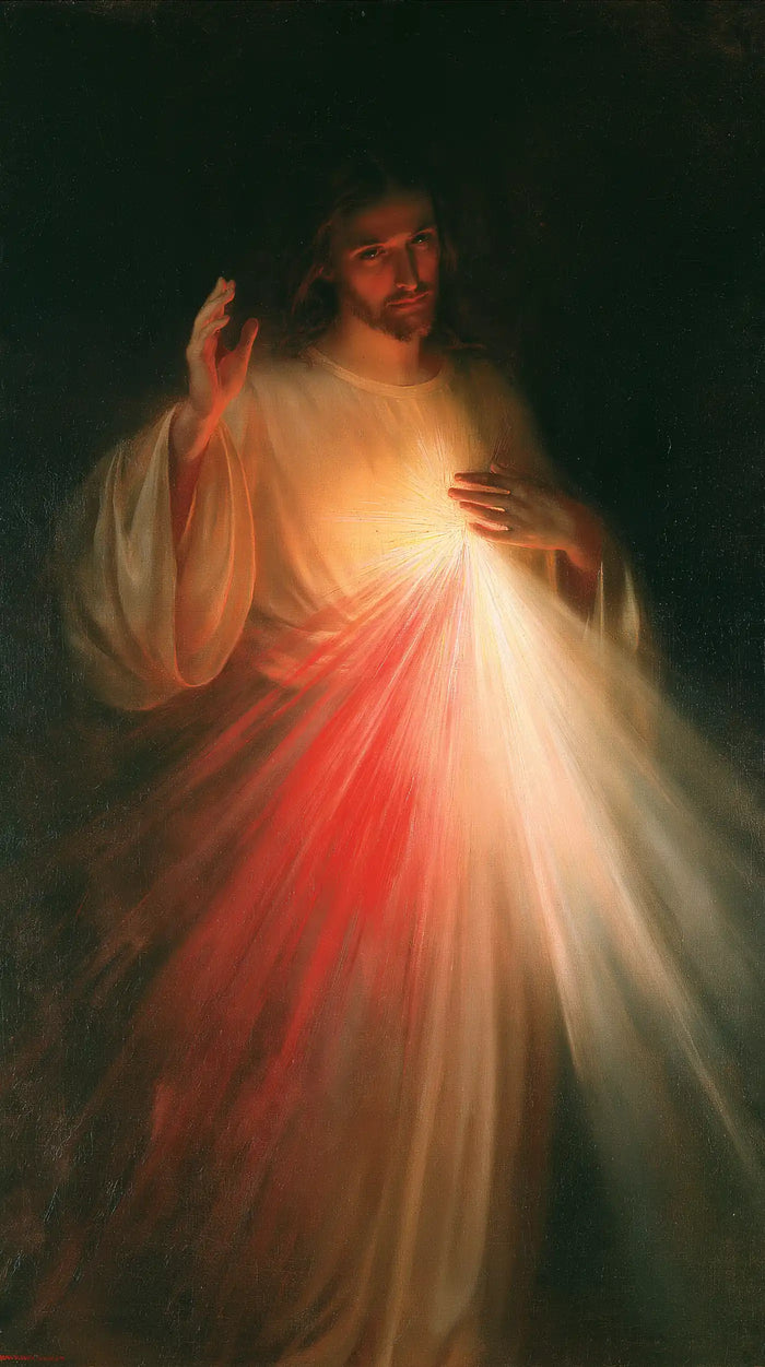 Divine Mercy Jesus - Jesus as Divine Light · Portrait n° 1