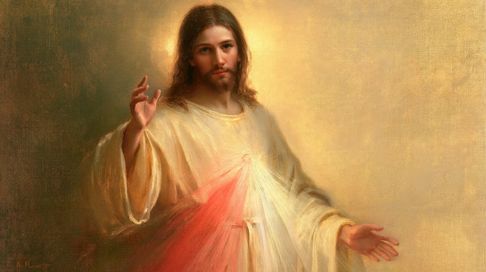 Divine Mercy Jesus — The Palm Offered to Radiance