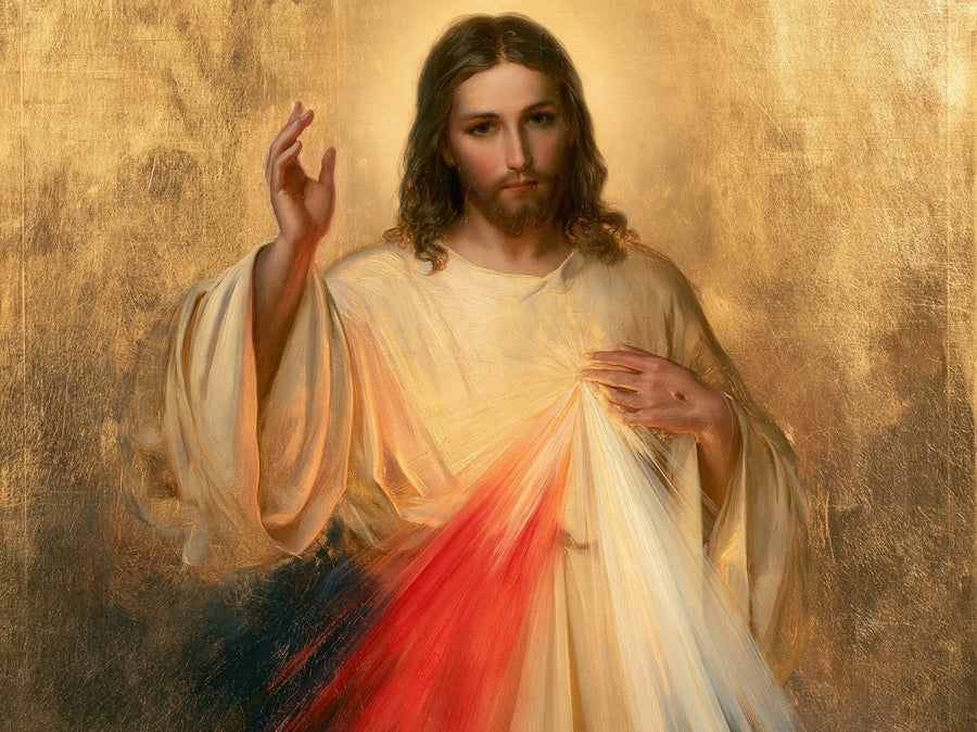 Divine Mercy Jesus - Sacred Gold · Landscape n° 1