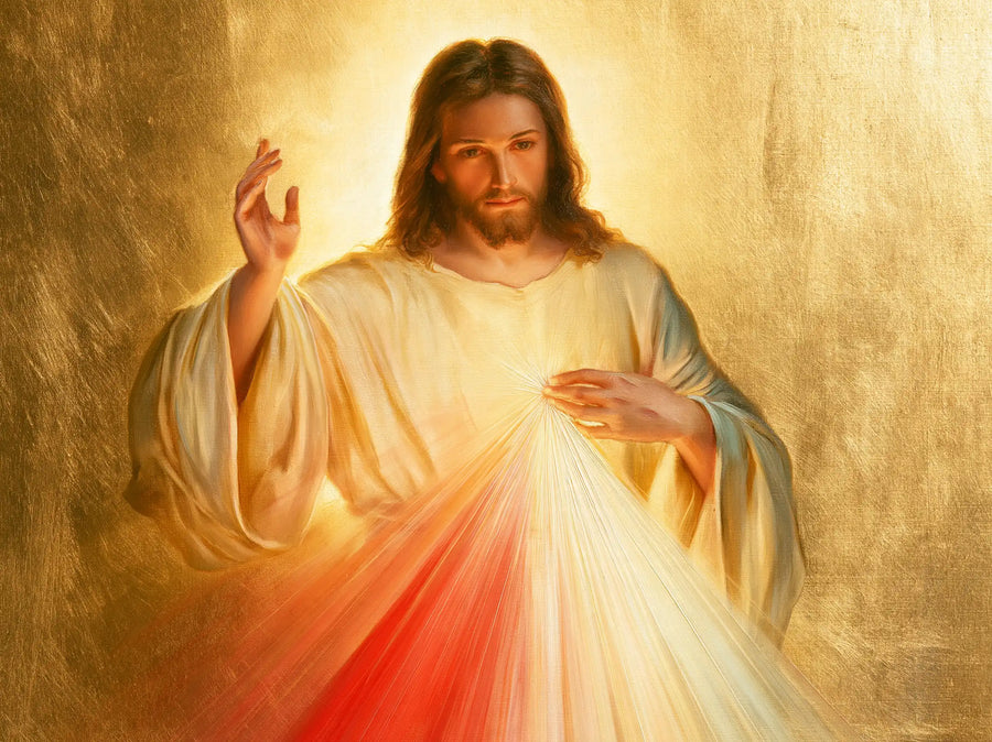 Divine Mercy Jesus - Sacred Gold · Landscape n° 2
