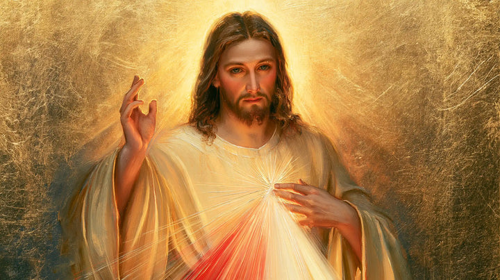 Divine Mercy Jesus - Sacred Gold · Landscape n° 8